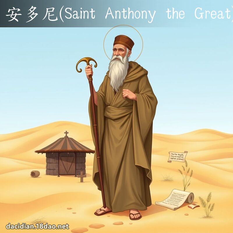 安多尼(Saint Anthony the Great) - 国语大辞典配图