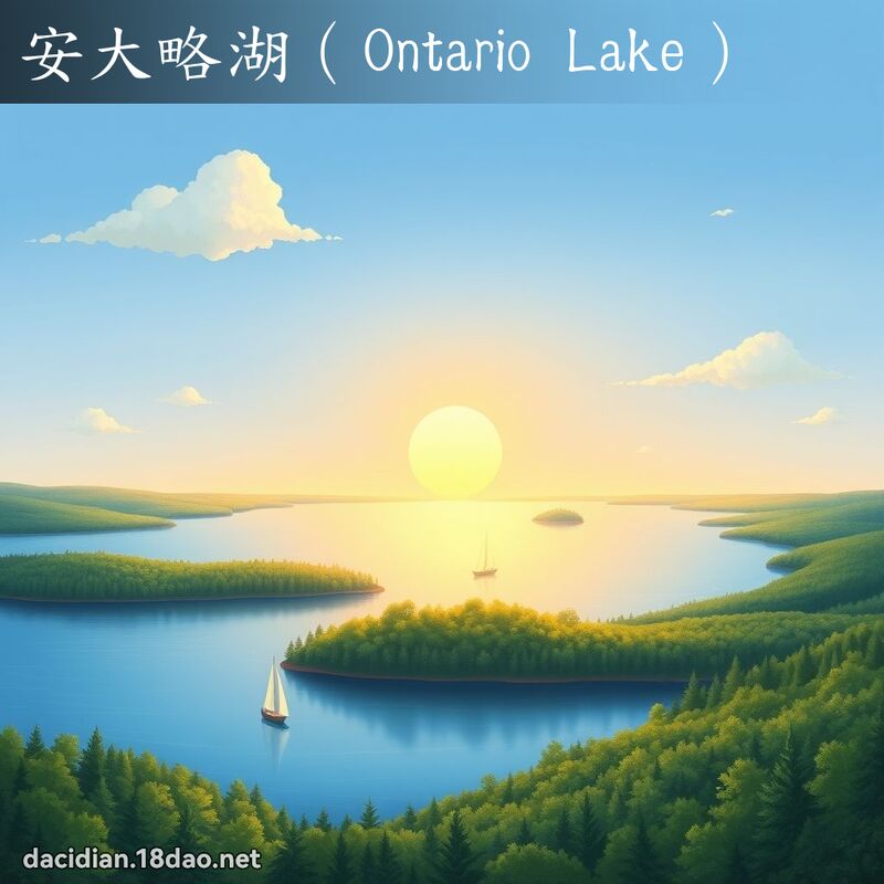 安大略湖（Ontario Lake） - 国语大辞典配图