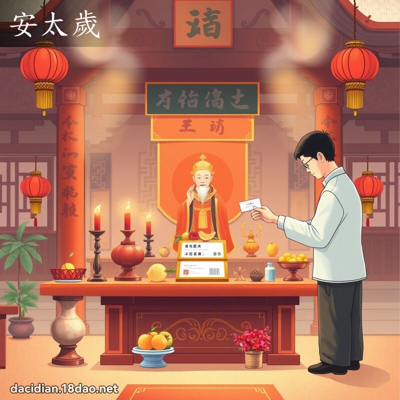 安太歲 - 國語大辭典配圖