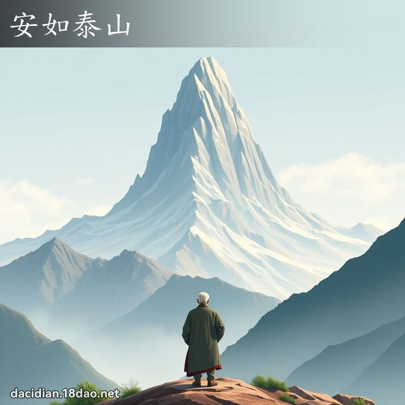 安如泰山 - 国语大辞典配图