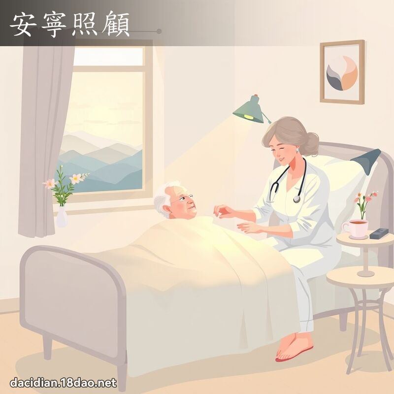 安寧照顾 - 国语大辞典配图