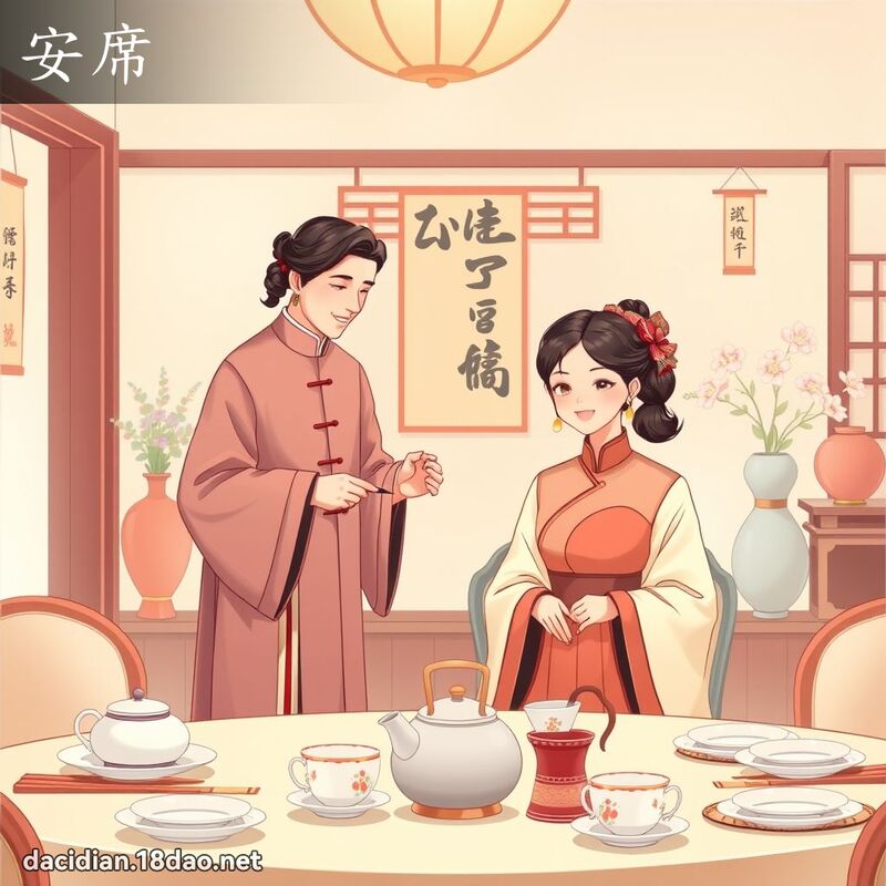 安席 - 國語大辭典配圖