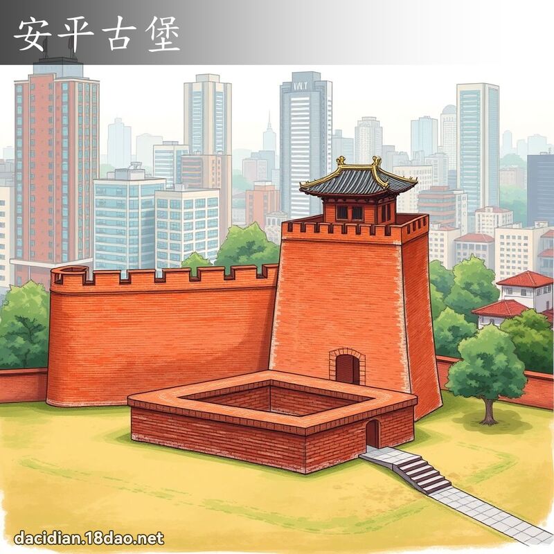 安平古堡 - 國語大辭典配圖