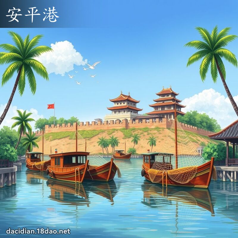 安平港 - 國語大辭典配圖