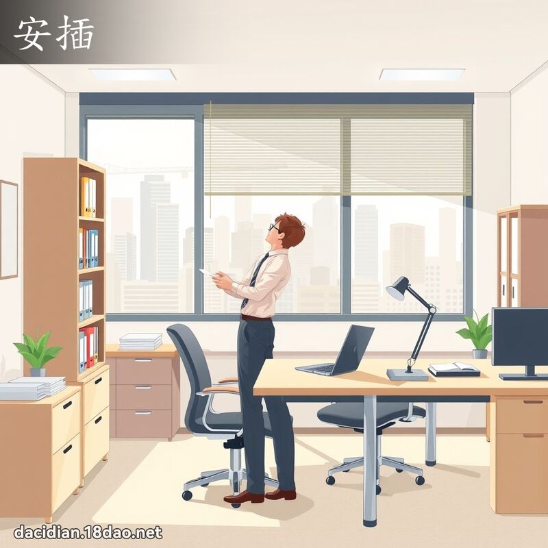 安插 - 國語大辭典配圖