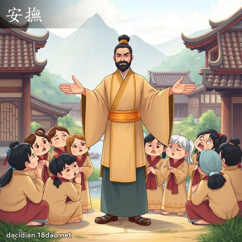 安撫 - 國語大辭典配圖