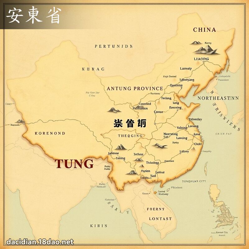 安東省 - 國語大辭典配圖