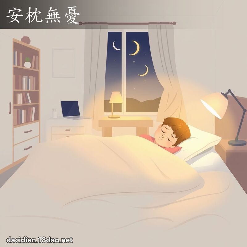 安枕無憂 - 國語大辭典配圖