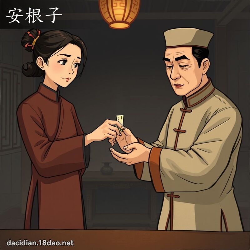 安根子 - 國語大辭典配圖
