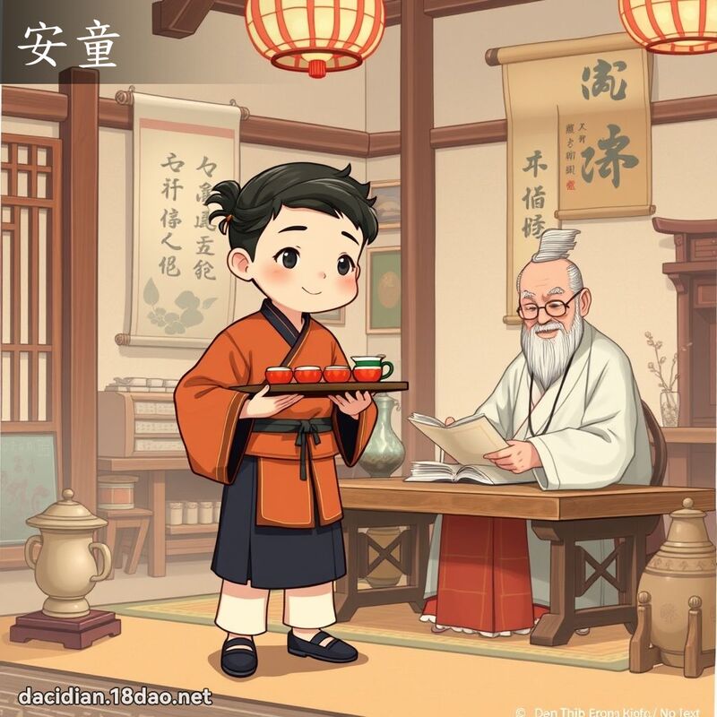 安童 - 國語大辭典配圖