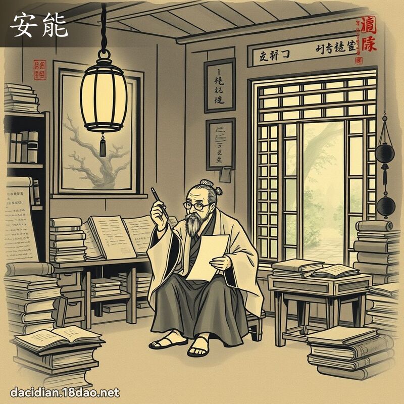 安能 - 国语大辞典配图