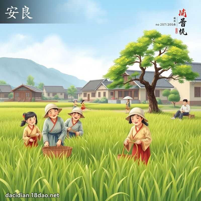 安良 - 国语大辞典配图