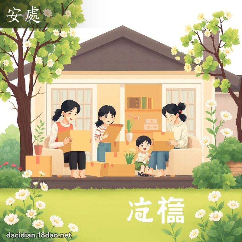安处 - 国语大辞典配图
