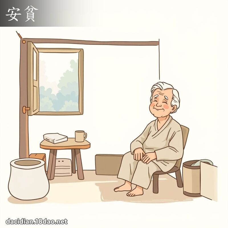 安貧 - 國語大辭典配圖