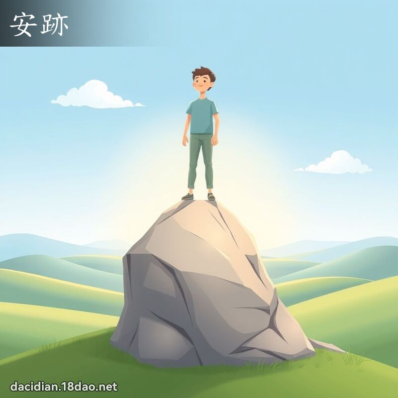 安跡 - 國語大辭典配圖