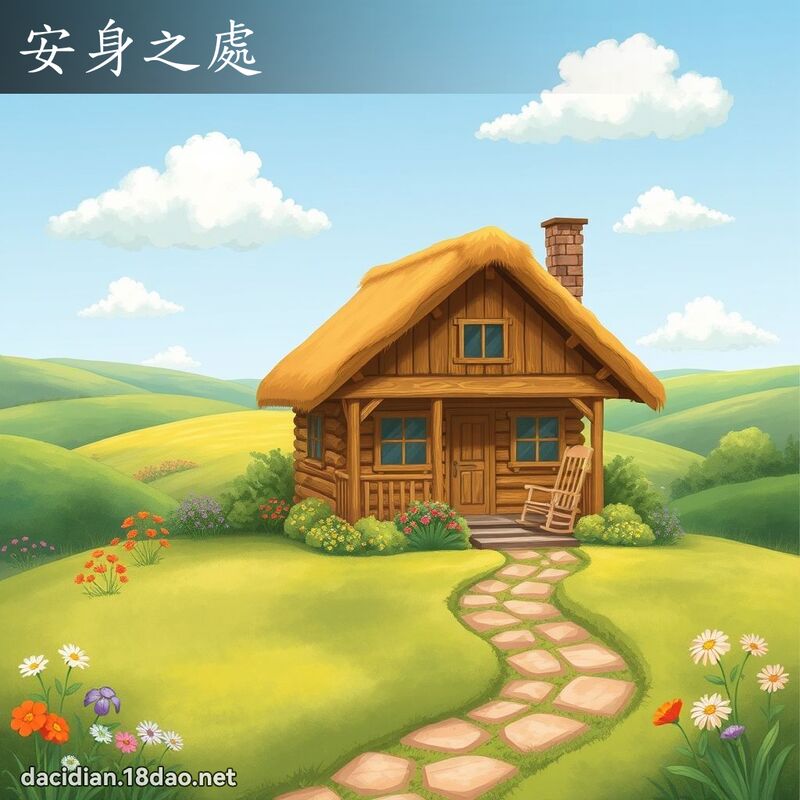 安身之處 - 國語大辭典配圖