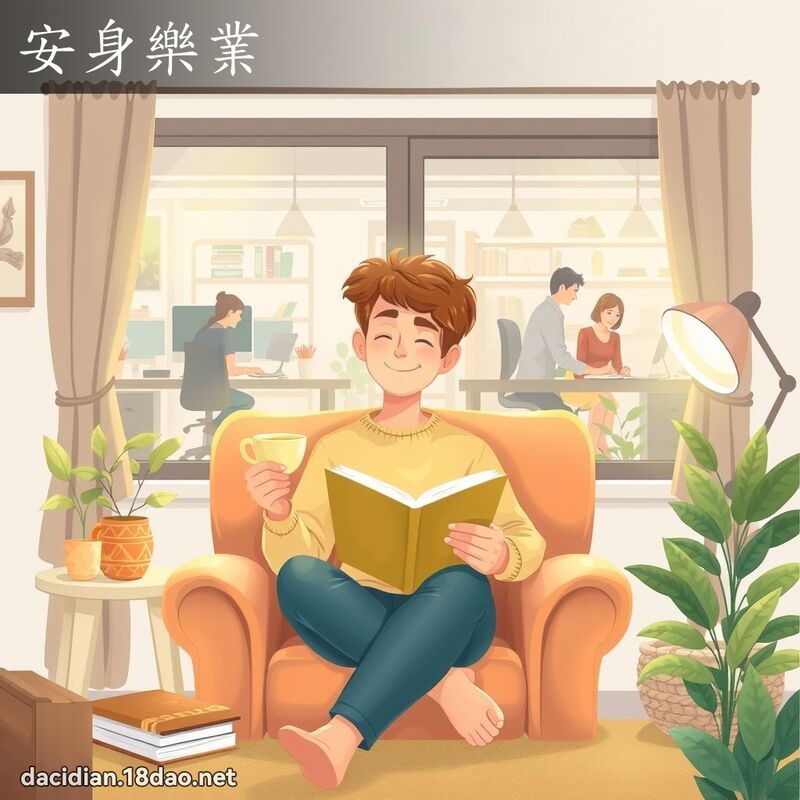 安身樂業 - 國語大辭典配圖