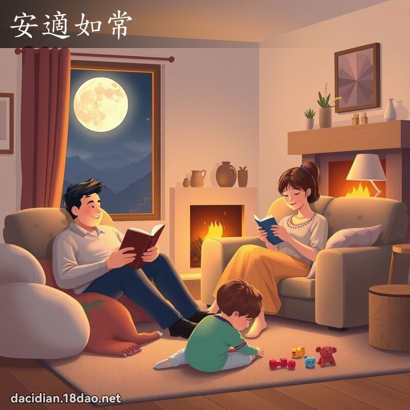 安適如常 - 國語大辭典配圖