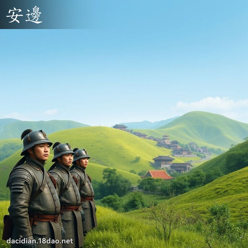 安邊 - 國語大辭典配圖