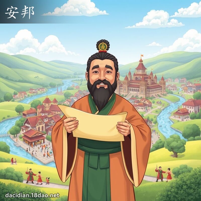 安邦 - 国语大辞典配图