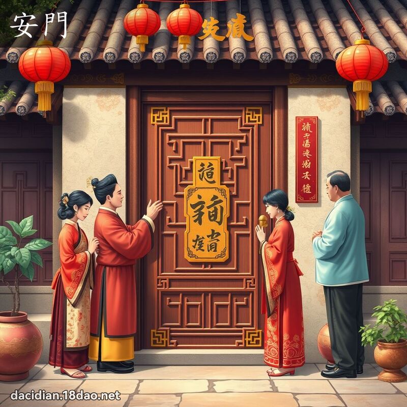 安門 - 國語大辭典配圖