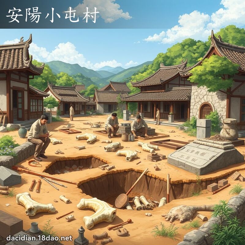 安阳小屯村 - 国语大辞典配图