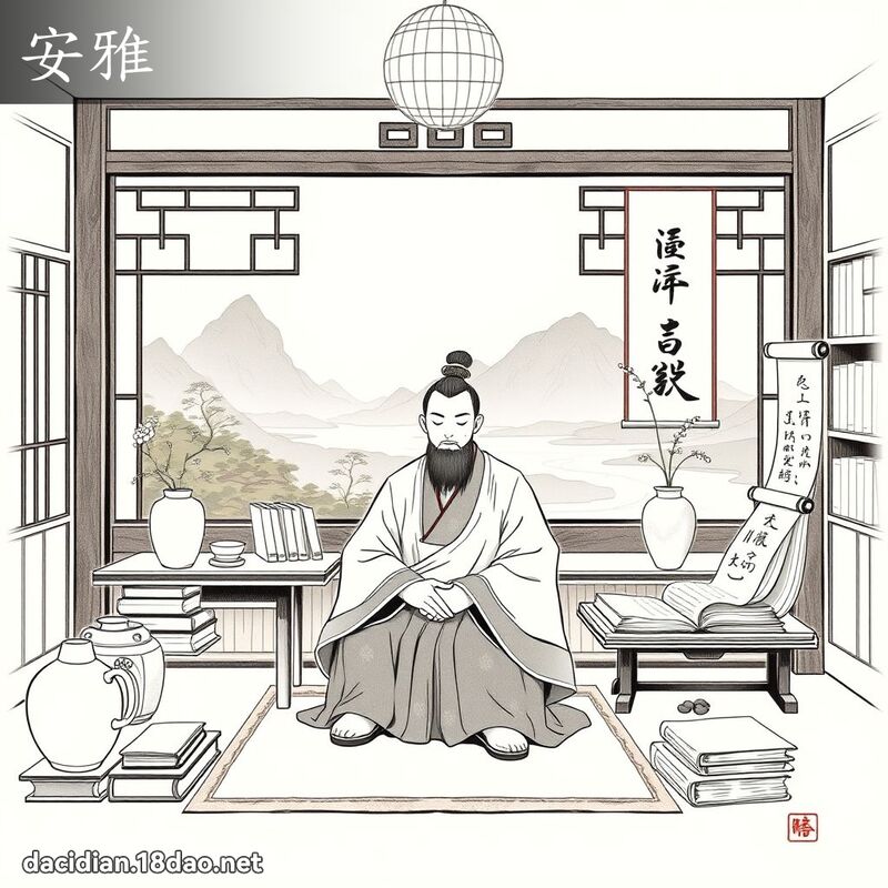 安雅 - 国语大辞典配图