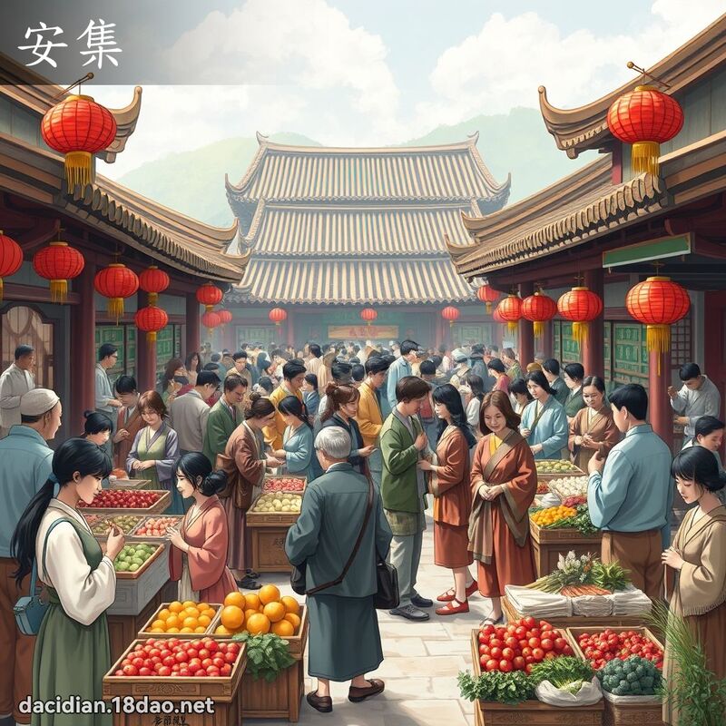 安集 - 国语大辞典配图