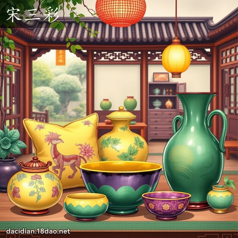宋三彩 - 國語大辭典配圖