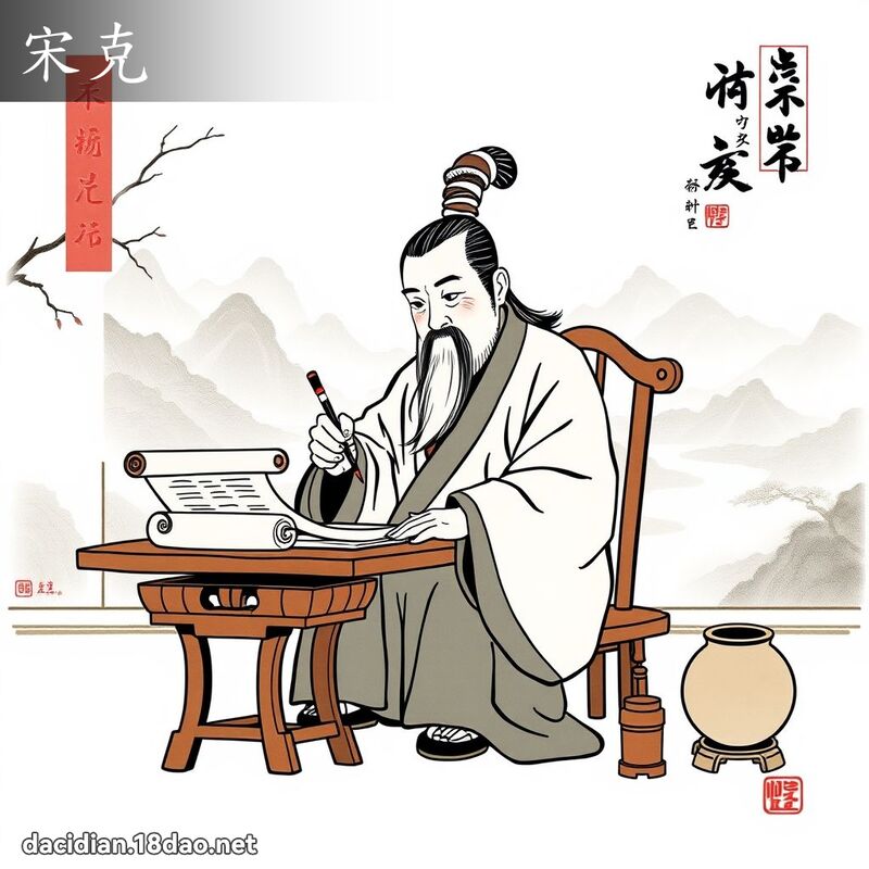 宋克 - 國語大辭典配圖