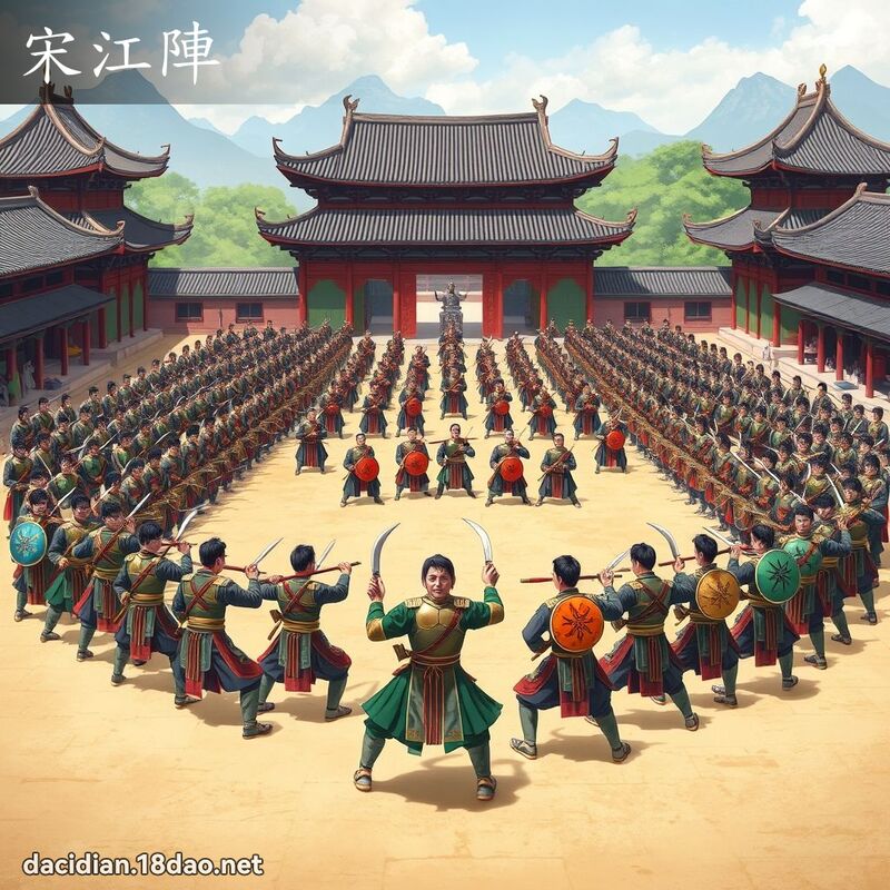 宋江阵 - 国语大辞典配图