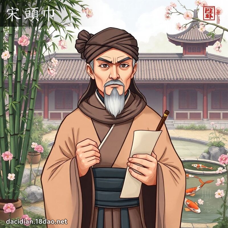 宋頭巾 - 國語大辭典配圖