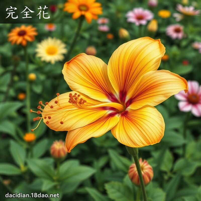 完全花 - 國語大辭典配圖