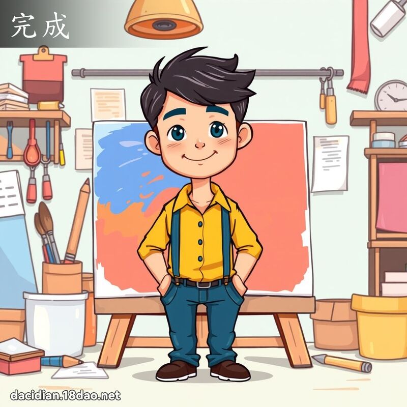完成 - 国语大辞典配图