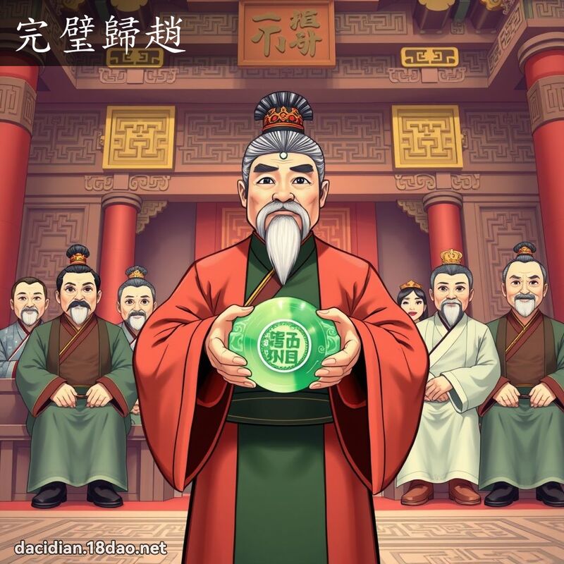 完璧归赵 - 国语大辞典配图