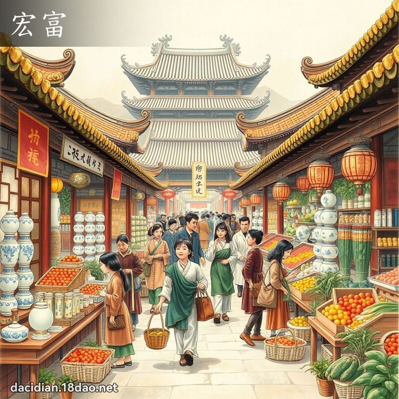 宏富 - 国语大辞典配图