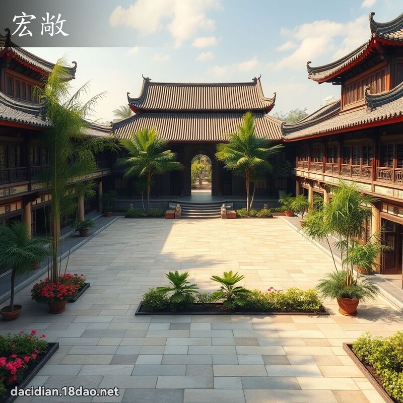 宏敞 - 国语大辞典配图