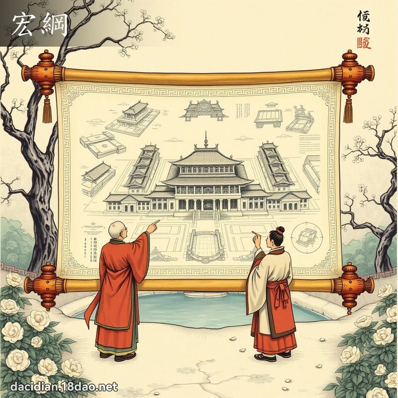 宏纲 - 国语大辞典配图