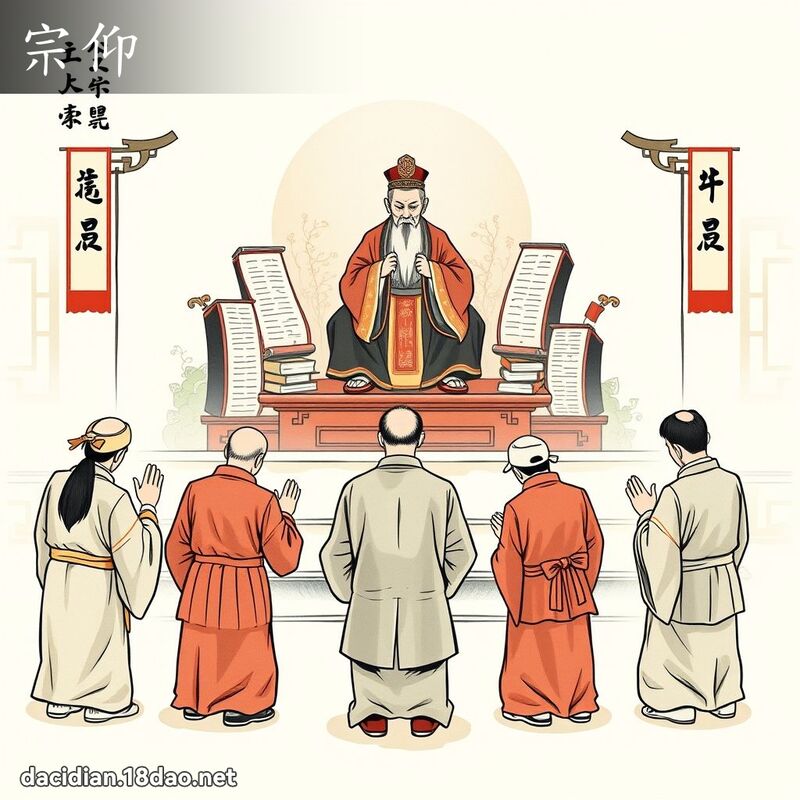 宗仰 - 国语大辞典配图