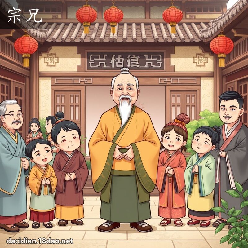 宗兄 - 国语大辞典配图