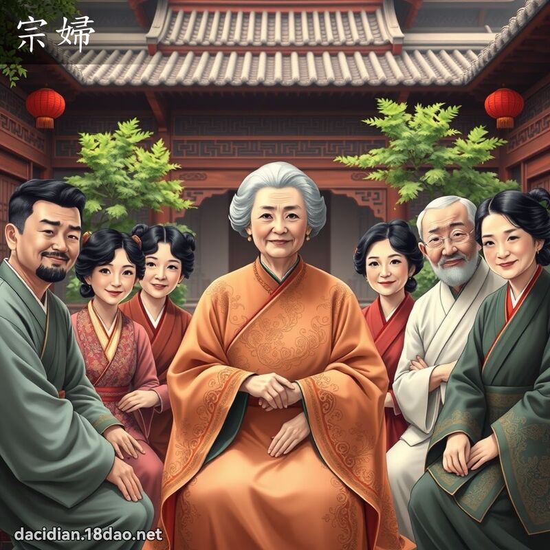 宗婦 - 國語大辭典配圖