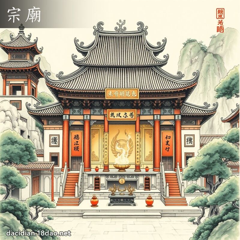 宗庙 - 国语大辞典配图