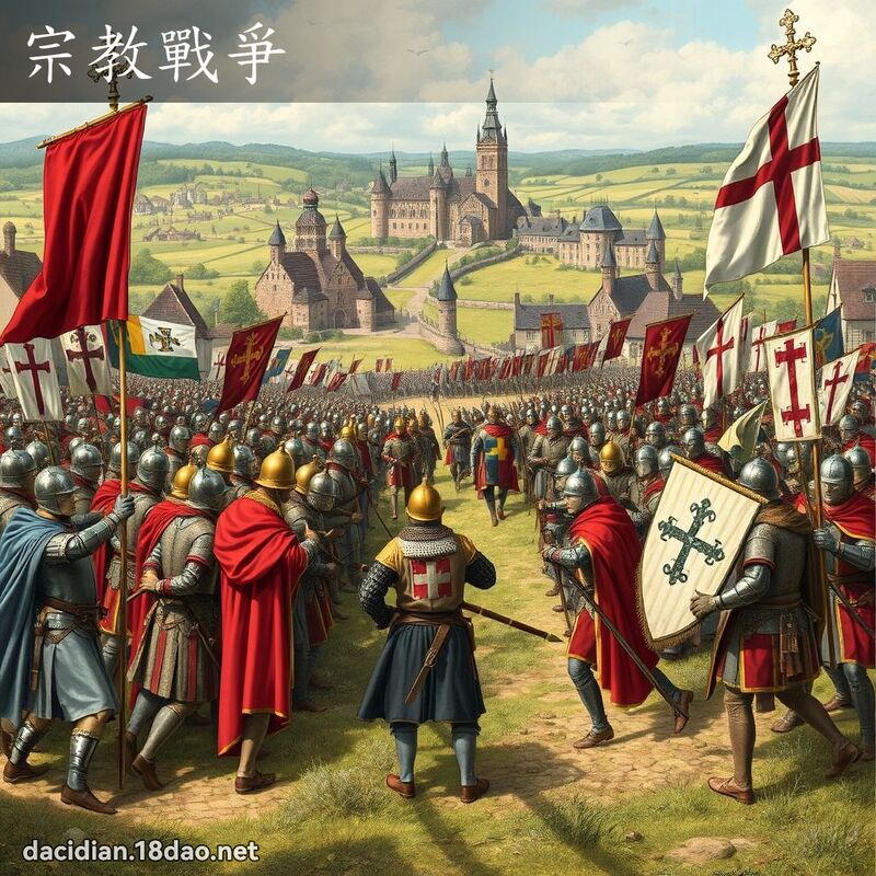 宗教战爭 - 国语大辞典配图