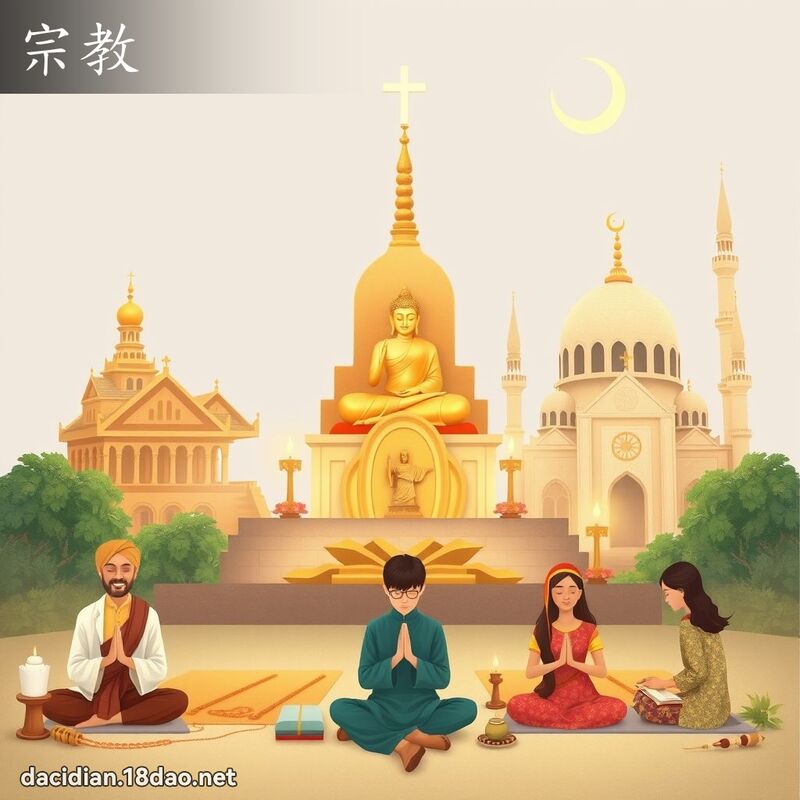 宗教 - 國語大辭典配圖