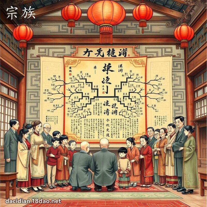 宗族 - 国语大辞典配图