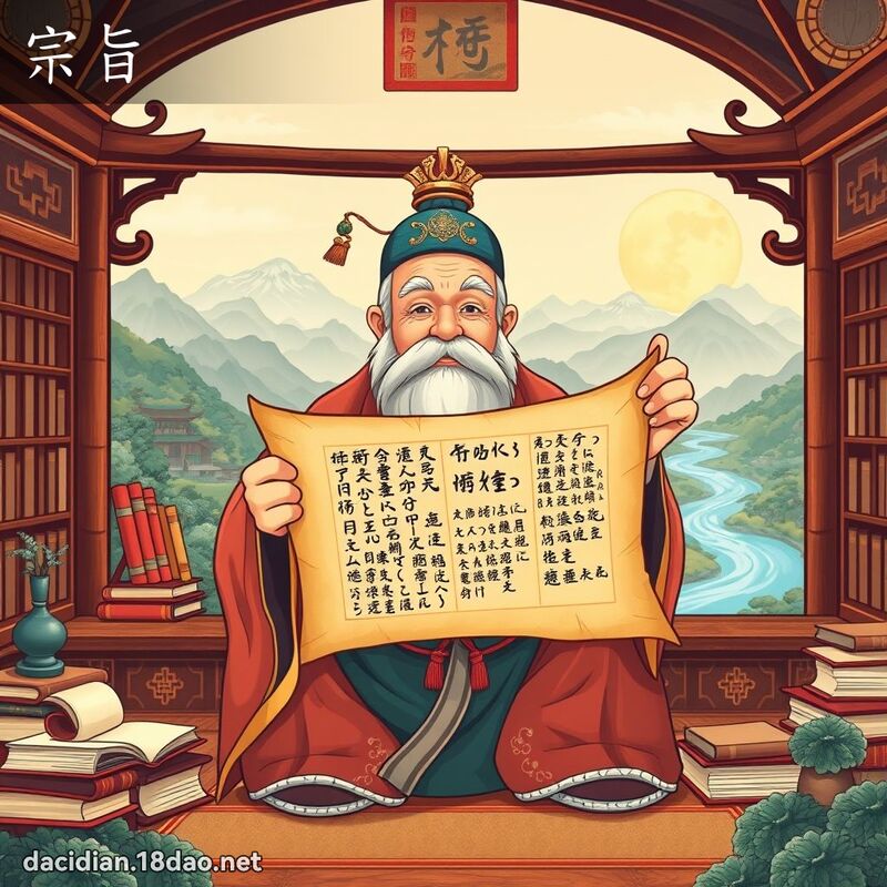 宗旨 - 國語大辭典配圖