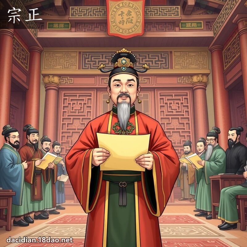 宗正 - 國語大辭典配圖