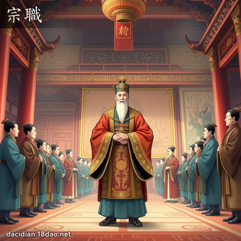 宗职 - 国语大辞典配图