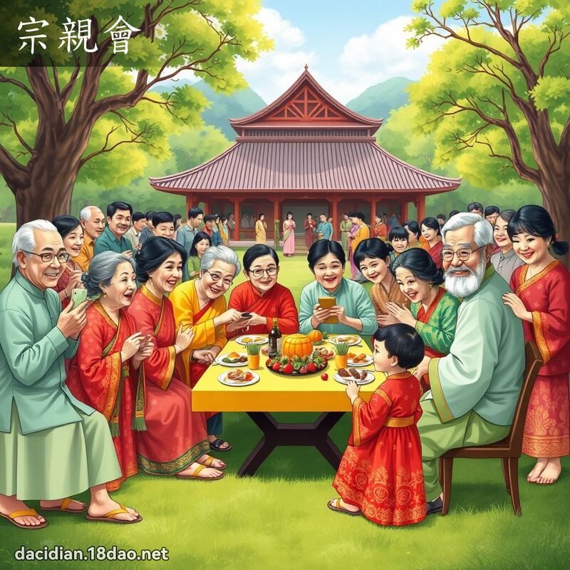 宗親會 - 國語大辭典配圖