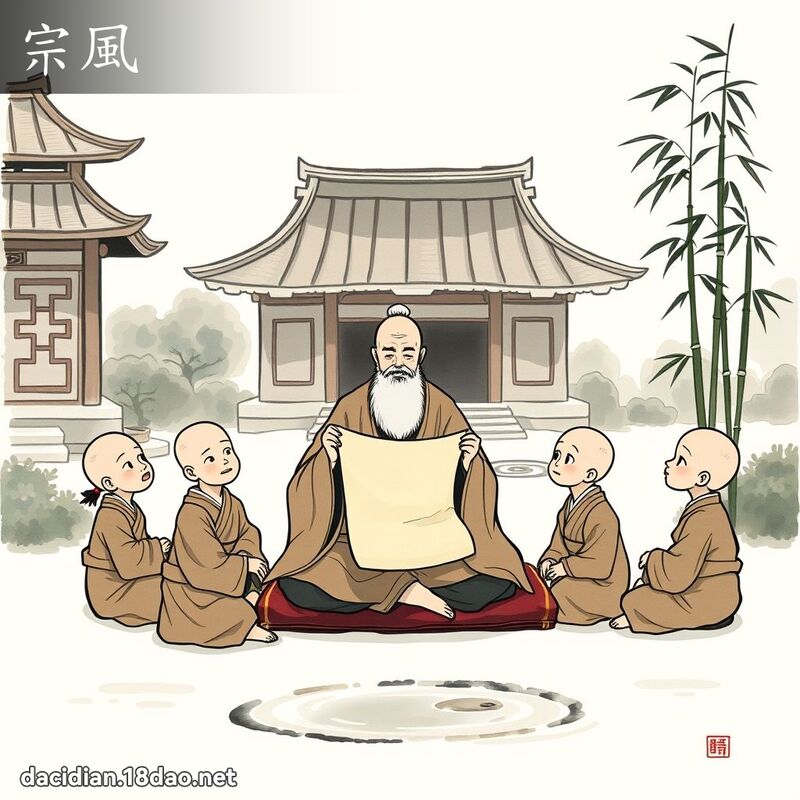宗风 - 国语大辞典配图
